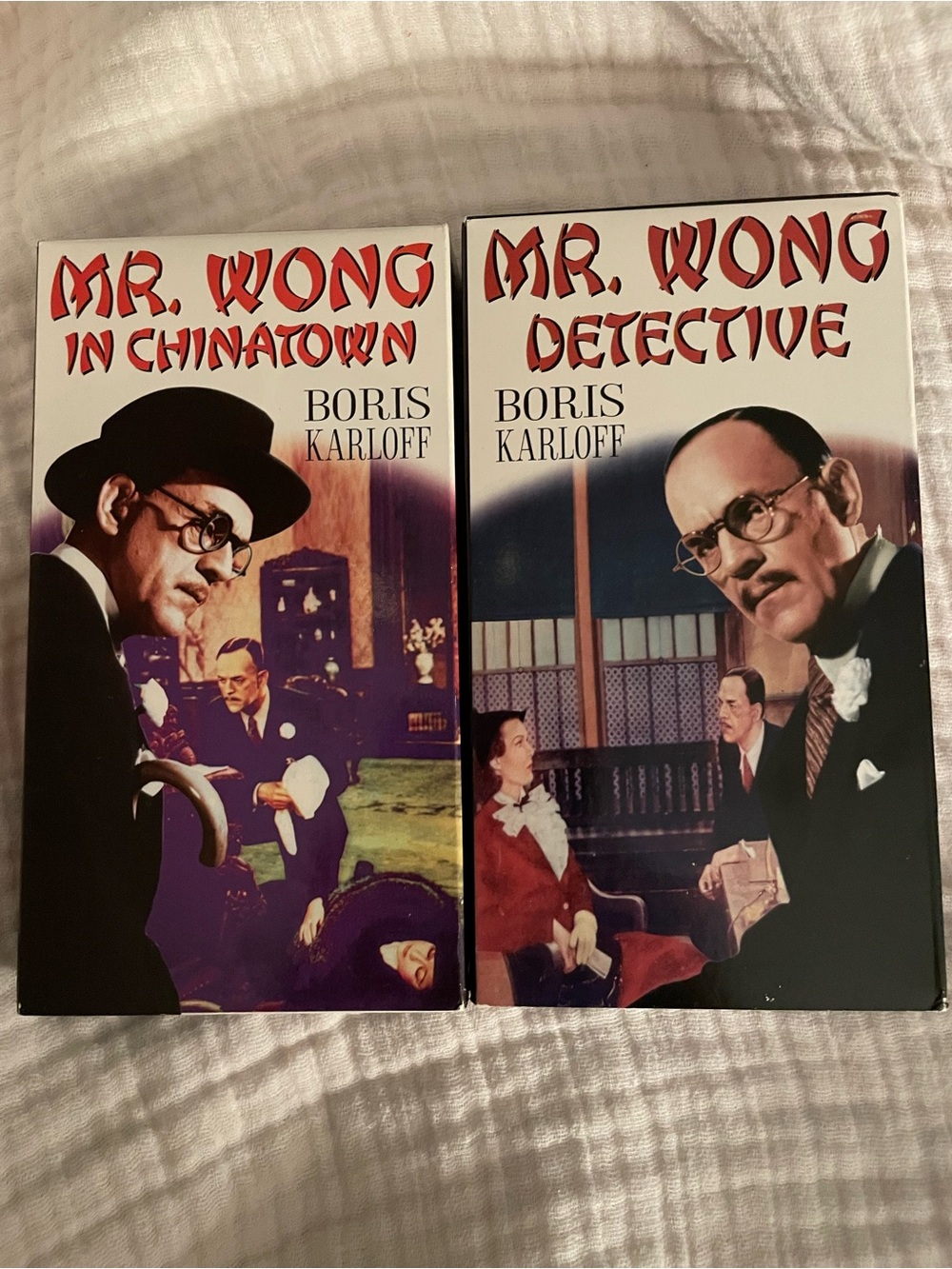 Mr. Wong Movie VHS Duo - Boris Karloff